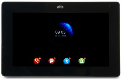 Wi-Fi відеодомофон 7" ATIS AD-770FHD/T-Black з підтримкою Tuya Smart 115699 фото
